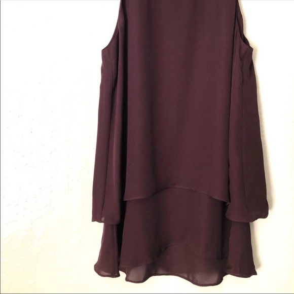 Theory Falice silk sleeveless Blouse Top Burgundy red in size 0 - Picture 4 of 12